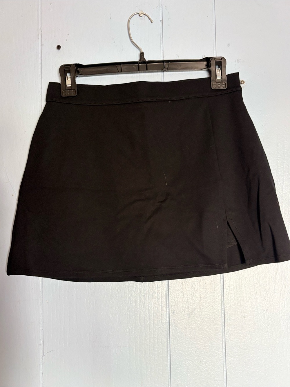 Hollister Black Mini Skirt with Side Slit